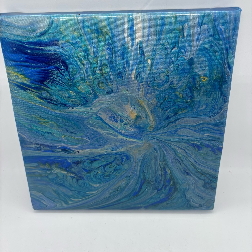 Oceanic Swirl Canvas Art